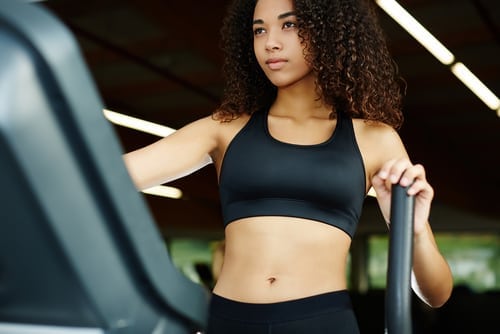 Girl On Treadmill