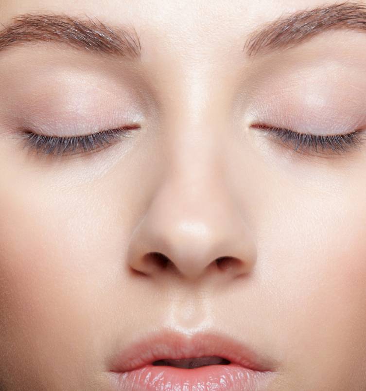 Close-up of a woman's face