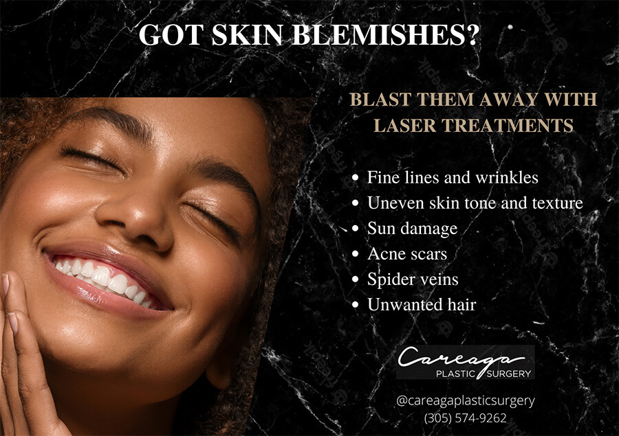 Skin blemishes infographic 