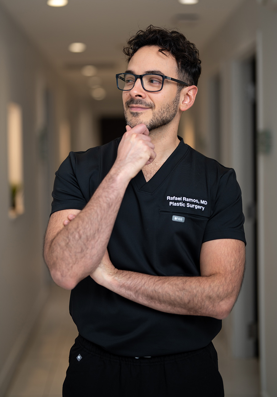 Dr. Rafael Ramos, MD in scrubs