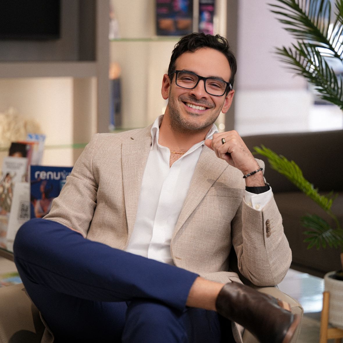 Dr. Ramos sitting