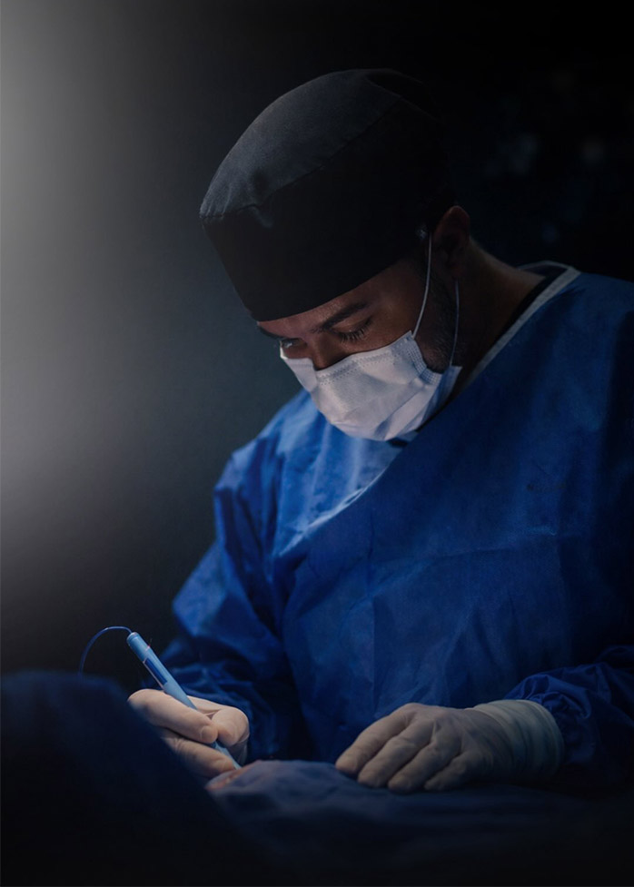 Dr. Careaga in surgery